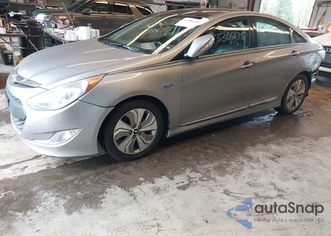 2013 Hyundai Sonata Hybrid Limited W/Panoramic Sunroof Pkg из США, поврежденный, VIN KMHEC4A43DA064700